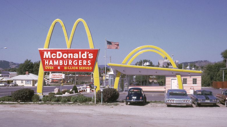 McDonald's restaurant in 1970