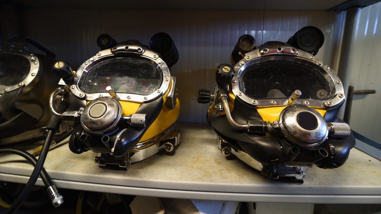 Casques de plongée offshore