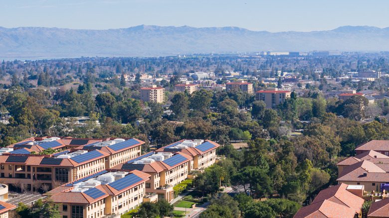 Vue aérienne de Palo Alto