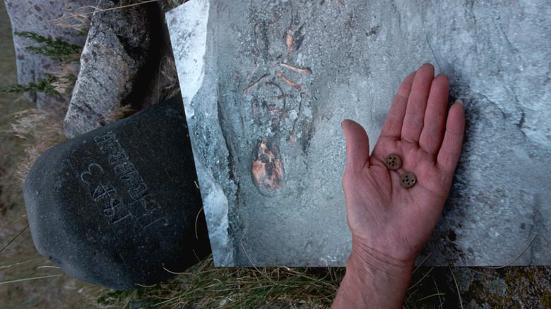 Tombe d'une victime de la piste de l'Oregon