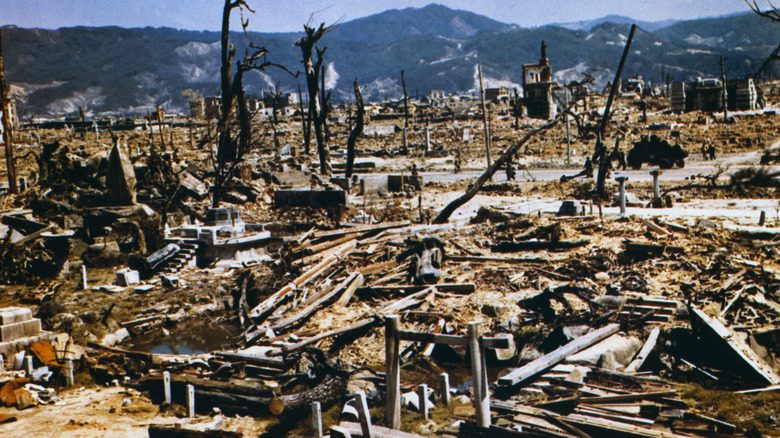 Hiroshima en ruines après le bombardement