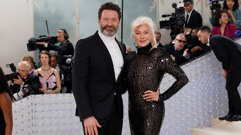 Hugh Jackman et Deborra-Lee Furness lors d'un événement